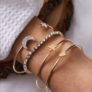 Gold Stacking Bracelets